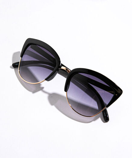 Clubmaster Sunglasses, Black