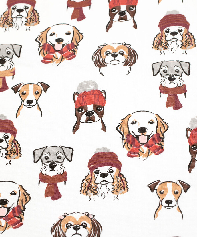 Winter Pups Tea Towel Image 3