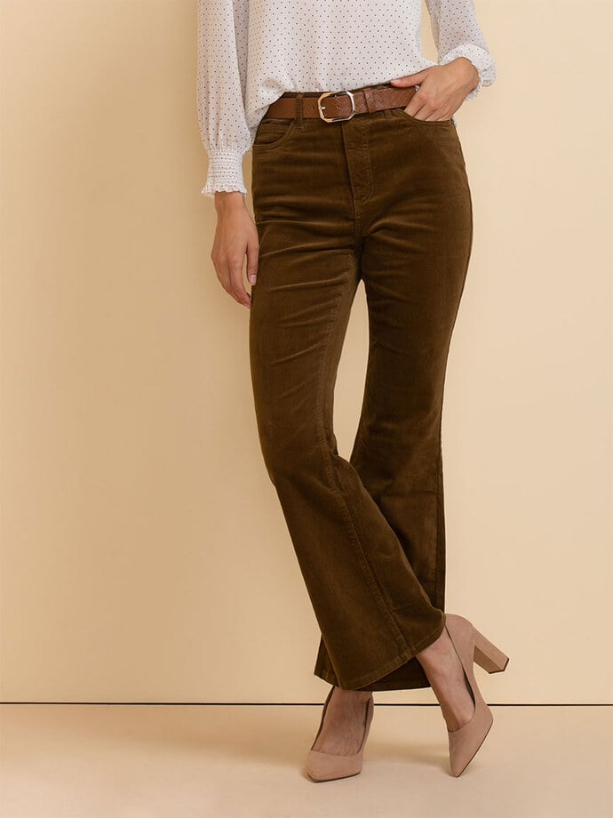 Frankie Flare Pant in Corduroy Image 1