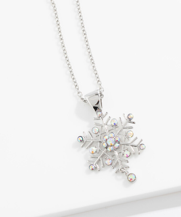 Snowflake Pendant Necklace Image 1