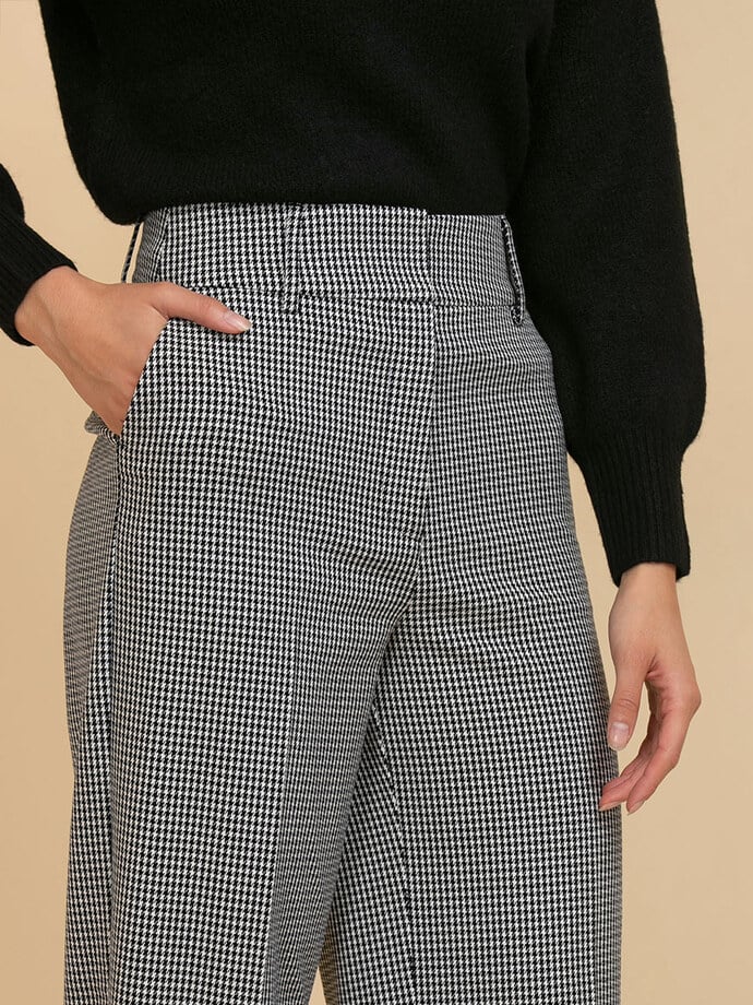 Vaughn Trouser in Patterned Luxe Tailored Image 4
