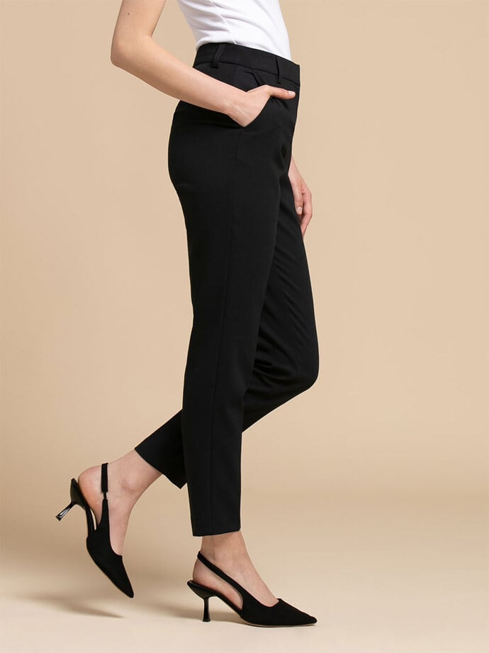 Parker Slim Ankle Pant in Luxe Tailored Image 3