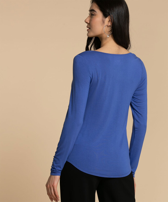 Eco-Friendly Ruched Front Essential Top Image 6