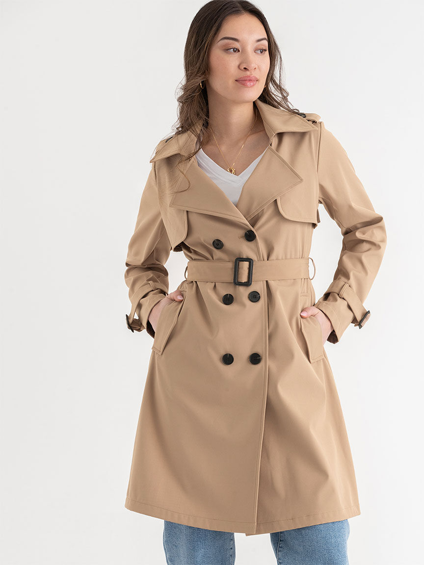 Long Double Breasted Trench | Point Zero