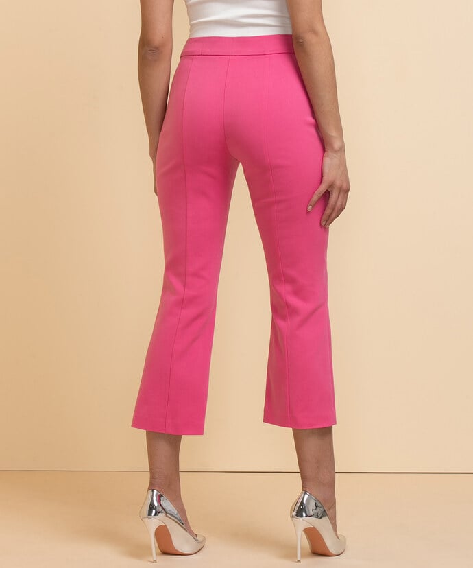 Kick Flare Pant with Pintuck in Cotton Sateen Image 5