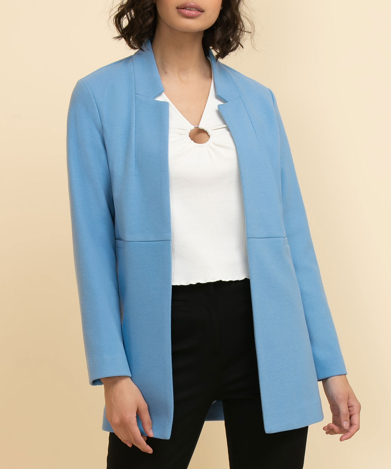 Line blazer top