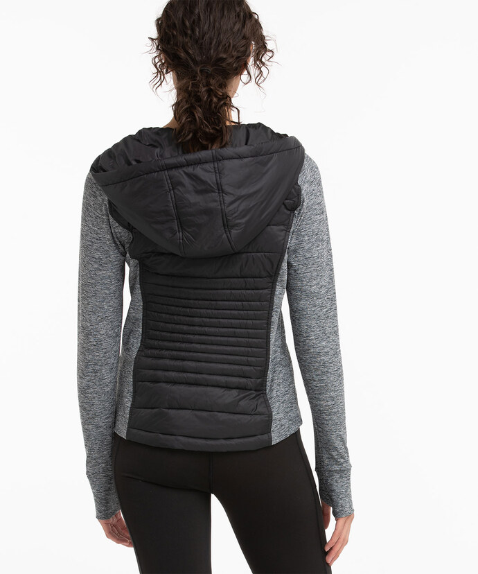 Quilted Athletic Jacket Image 4