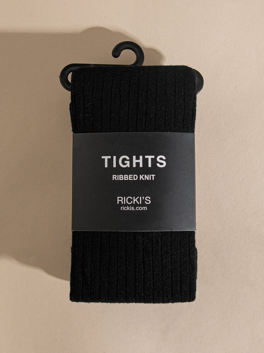 Ribbed Knit Tights