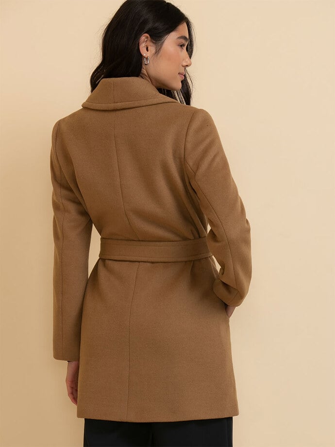 Harper Wool-Blend Wrap Coat Image 6