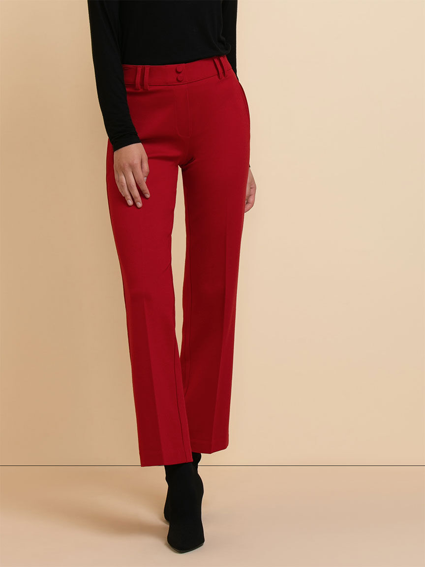 Ponte Pull On Bootcut Pant by Jules Leopold Jules Leopold