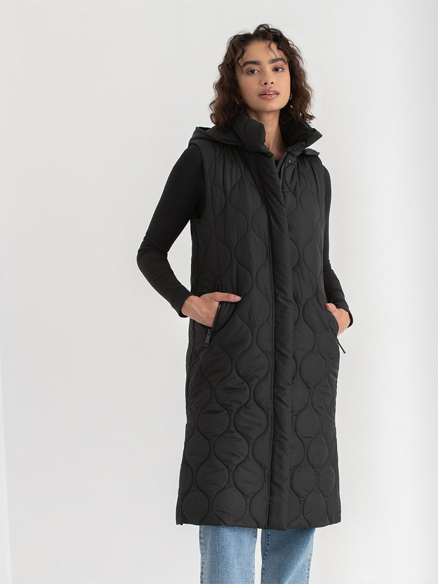 Midi Length Puffer Vest Rickis