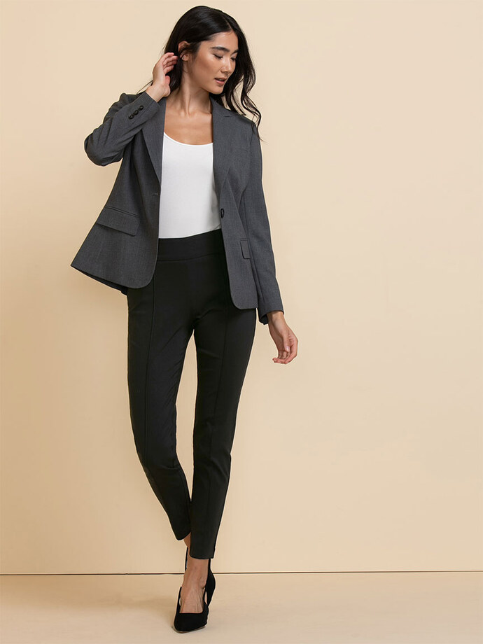 Alfie Pull-On Slim Pant in Microtwill  Image 2
