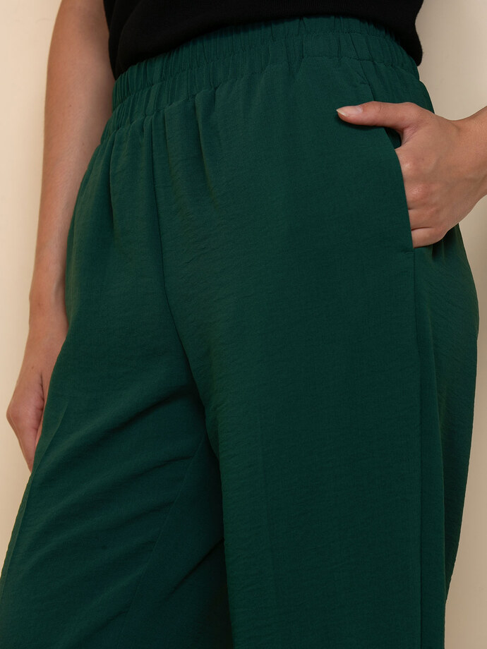 Straight Crop with Cuff Pant Image 3