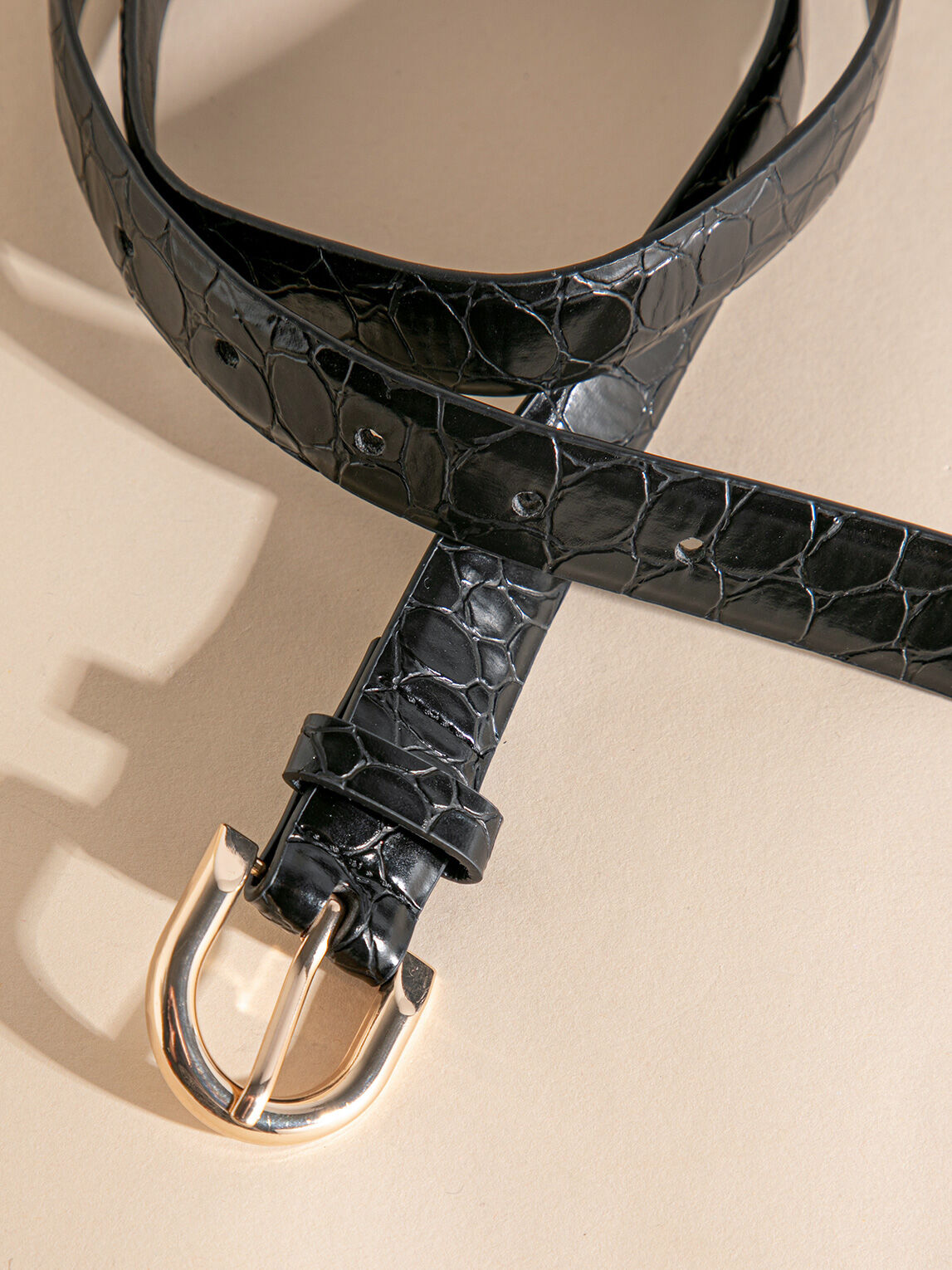 Faux croc belt deals