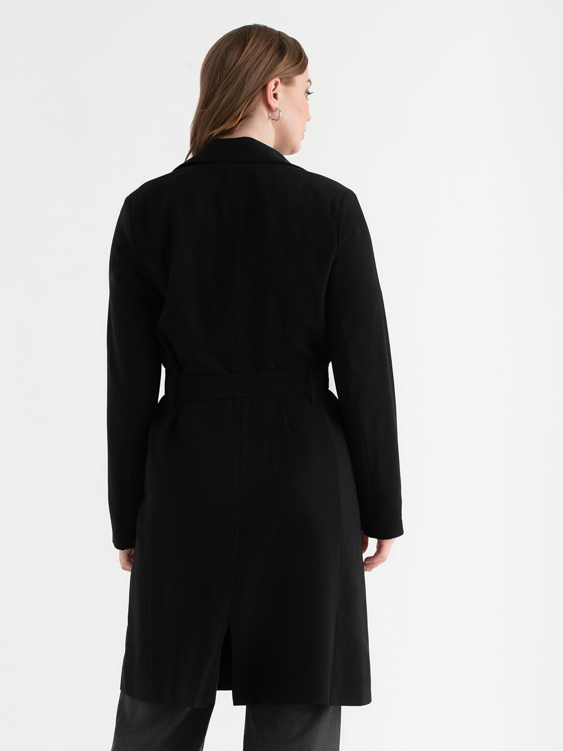 Belted Trench Coat Blazer Rickis