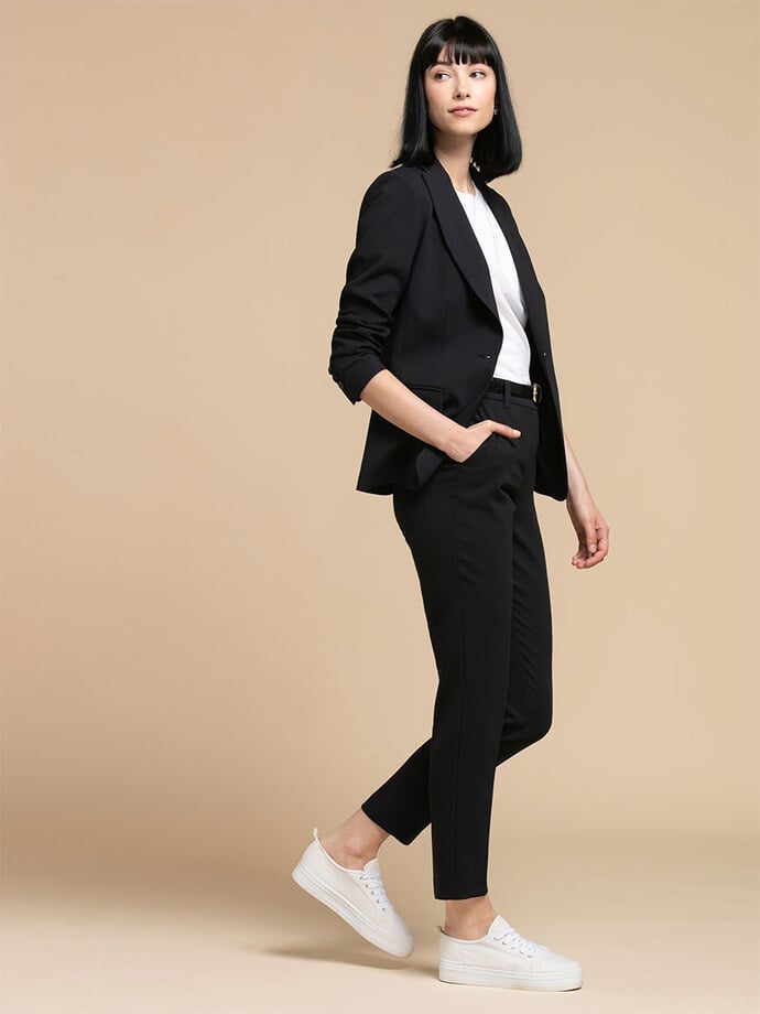 Parker Slim Pant in Luxe Tailored Image 4
