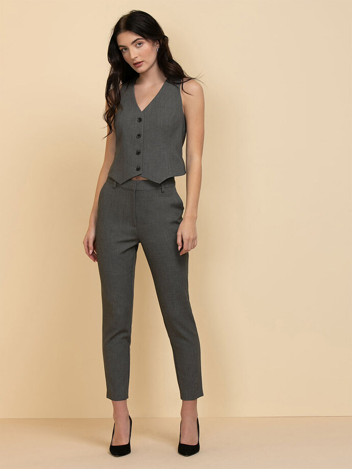 Parker Slim Pant in Luxe Tailored Image 2