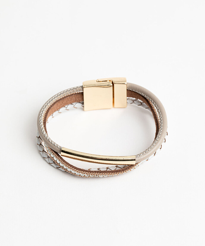 Layered Snap Bracelet Image 1