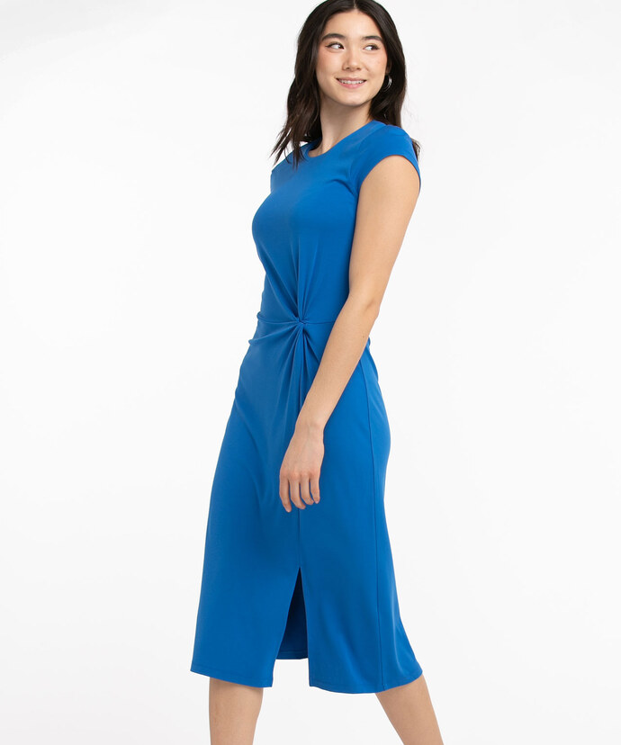 Knotted Short Sleeve Dress Image 3