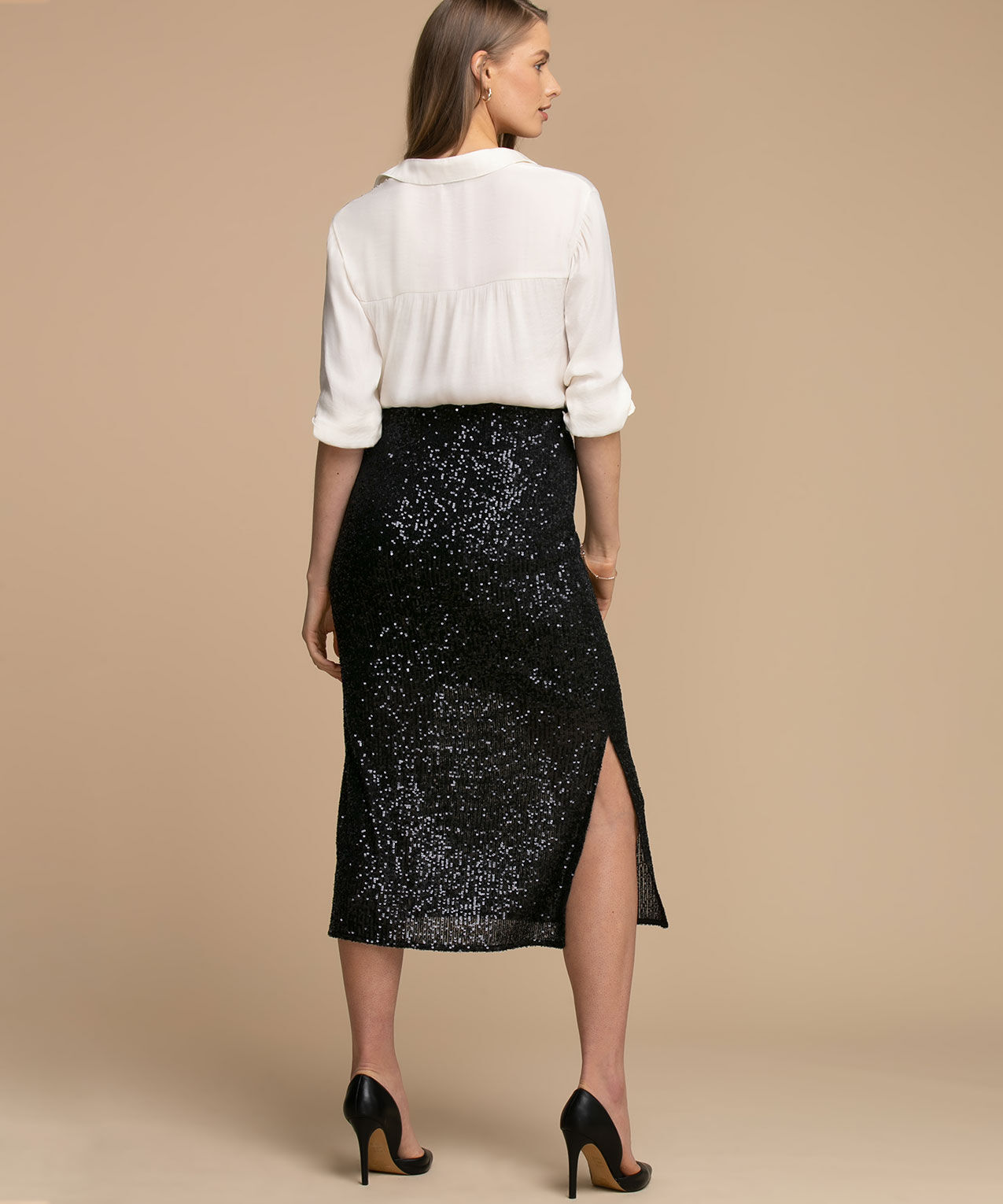 Sequin Midi Skirt Rickis