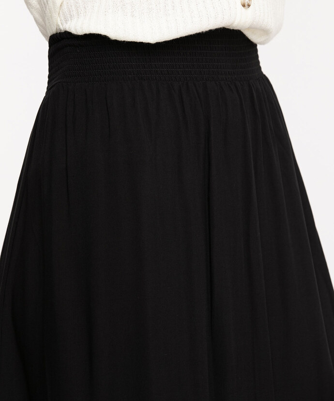 Smocked Waist Tiered Skirt Image 4