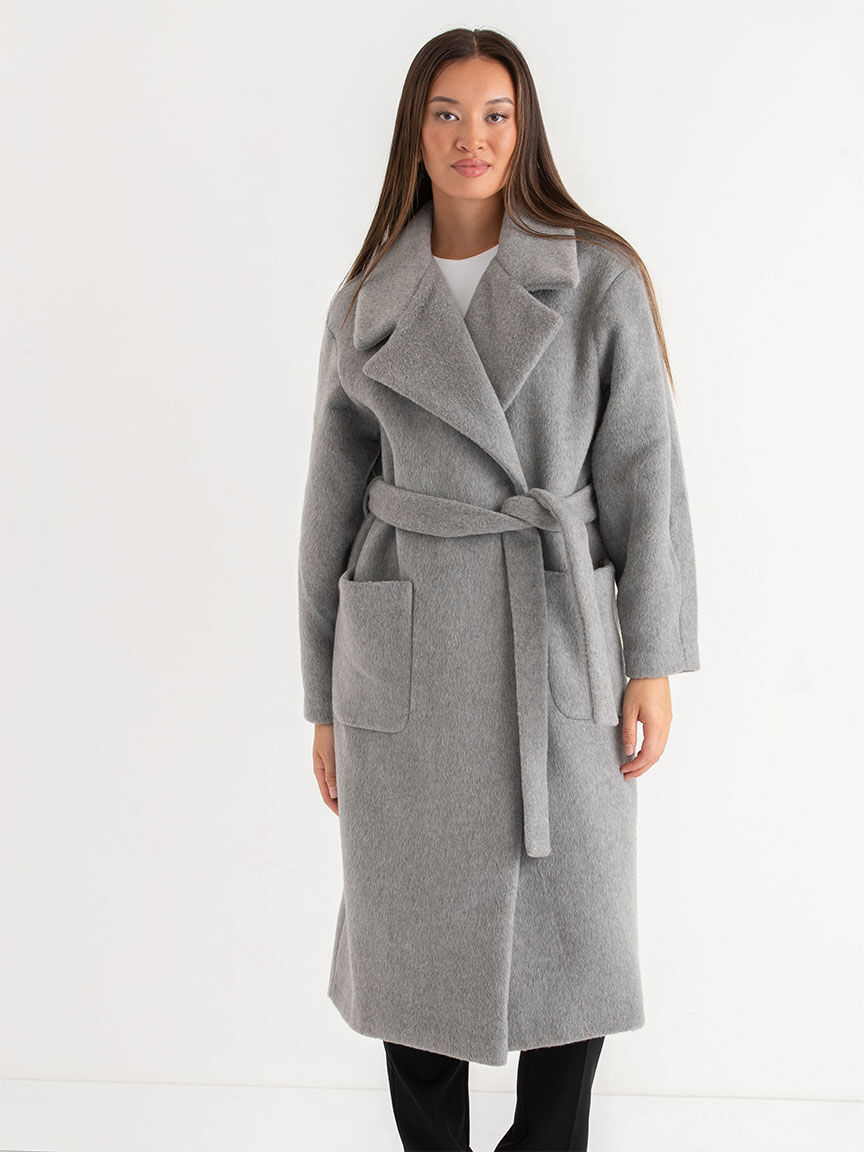 Oversized Wool Wrap Coat Rickis