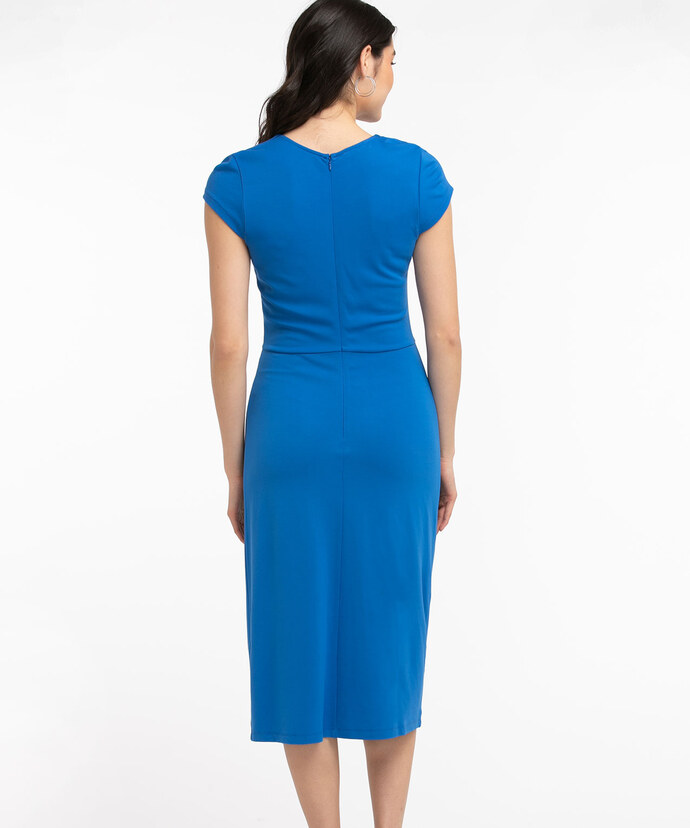 Knotted Short Sleeve Dress Image 4