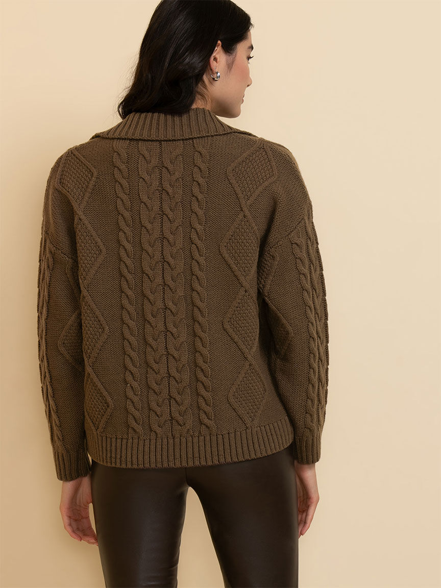 Knit 2025 polo sweater