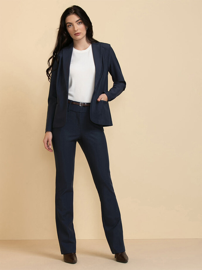 Bradley Bootcut Pant in Luxe Ponte Image 3