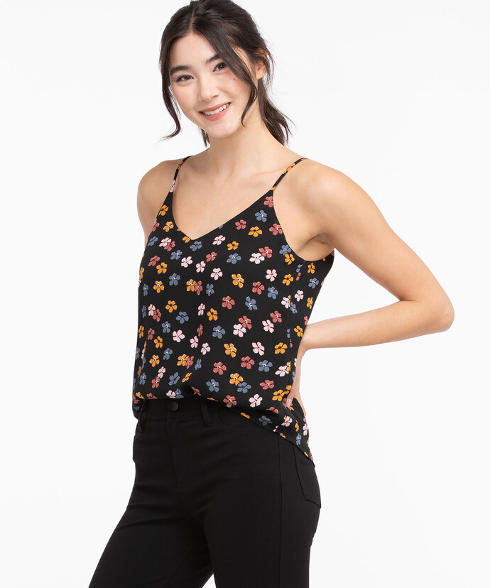 Strappy Double-Layer Tank Blouse Image 4