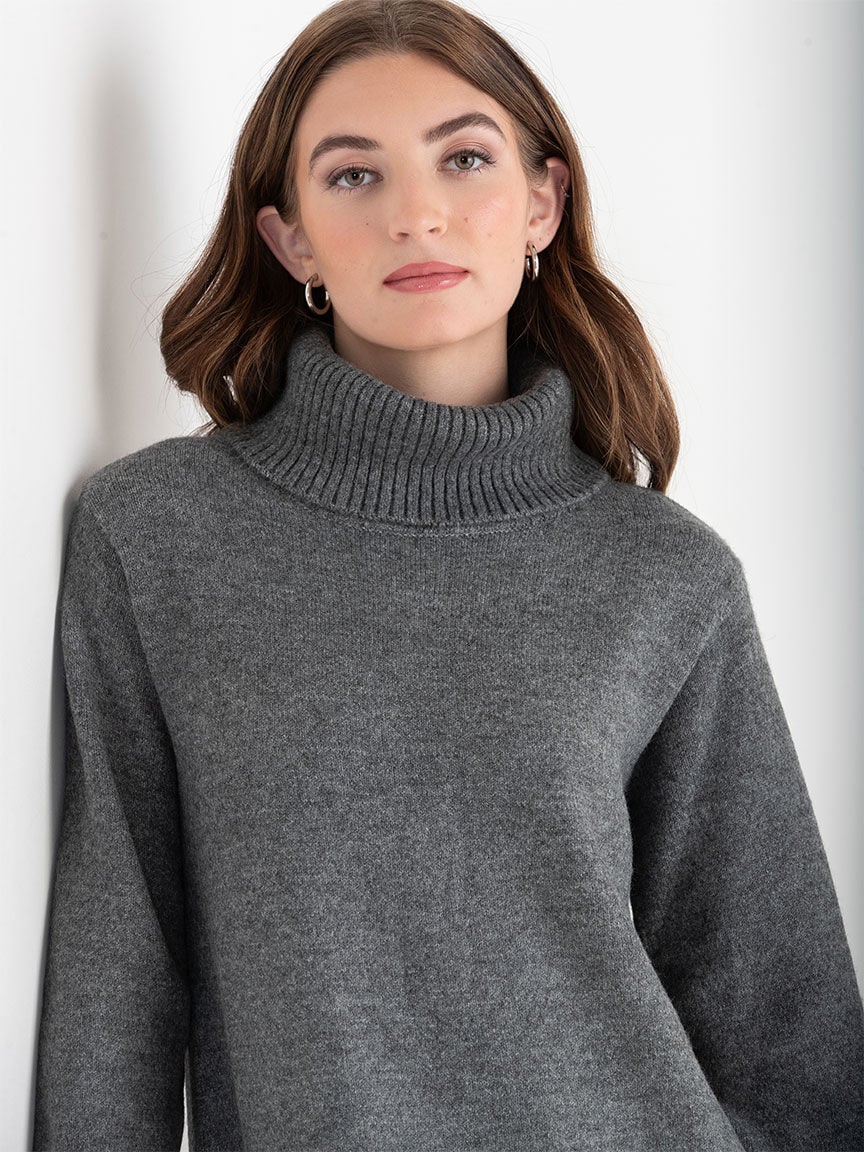 Turtleneck Maxi Sweater Dress Rickis