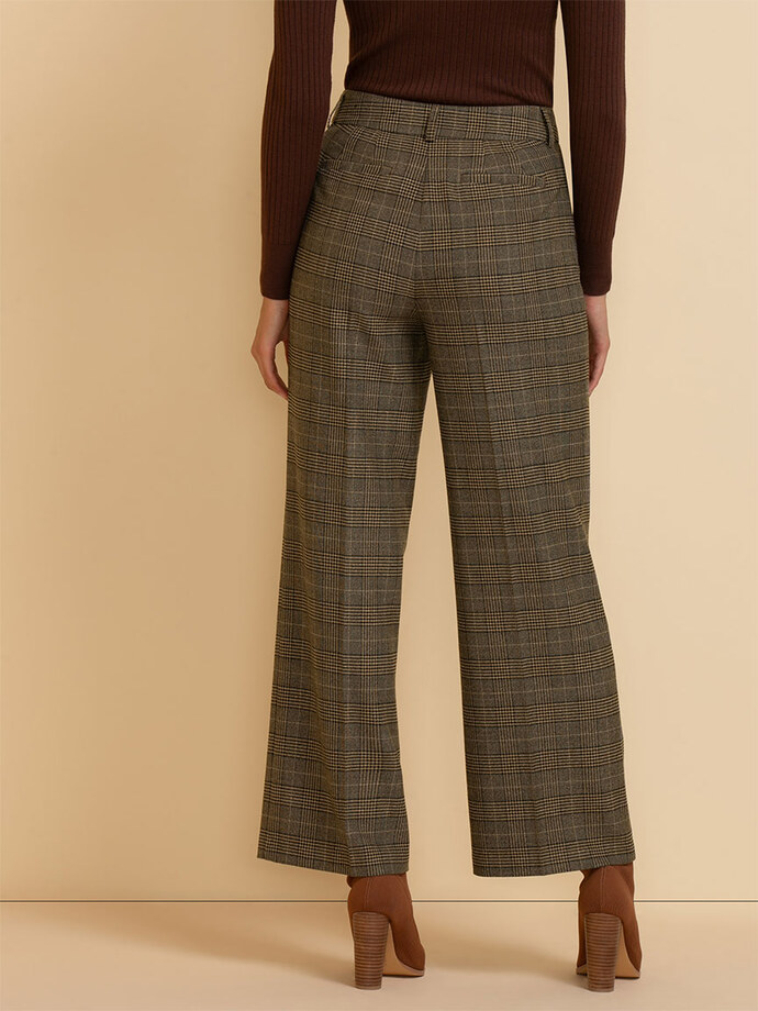 Maxwell Wide Leg Pant in Plaid Image 6