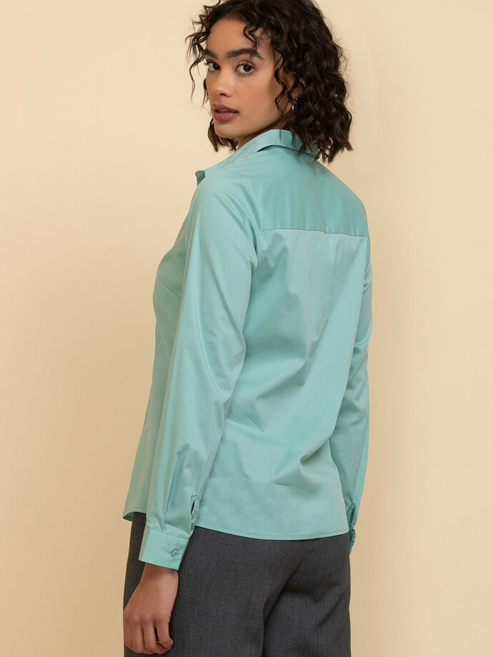 Talia Fitted Collared Shirt Image 3