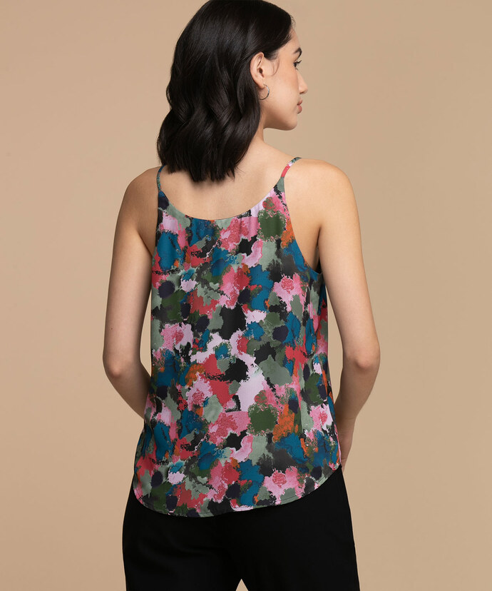 Strappy Double Layer Tank Blouse Image 3