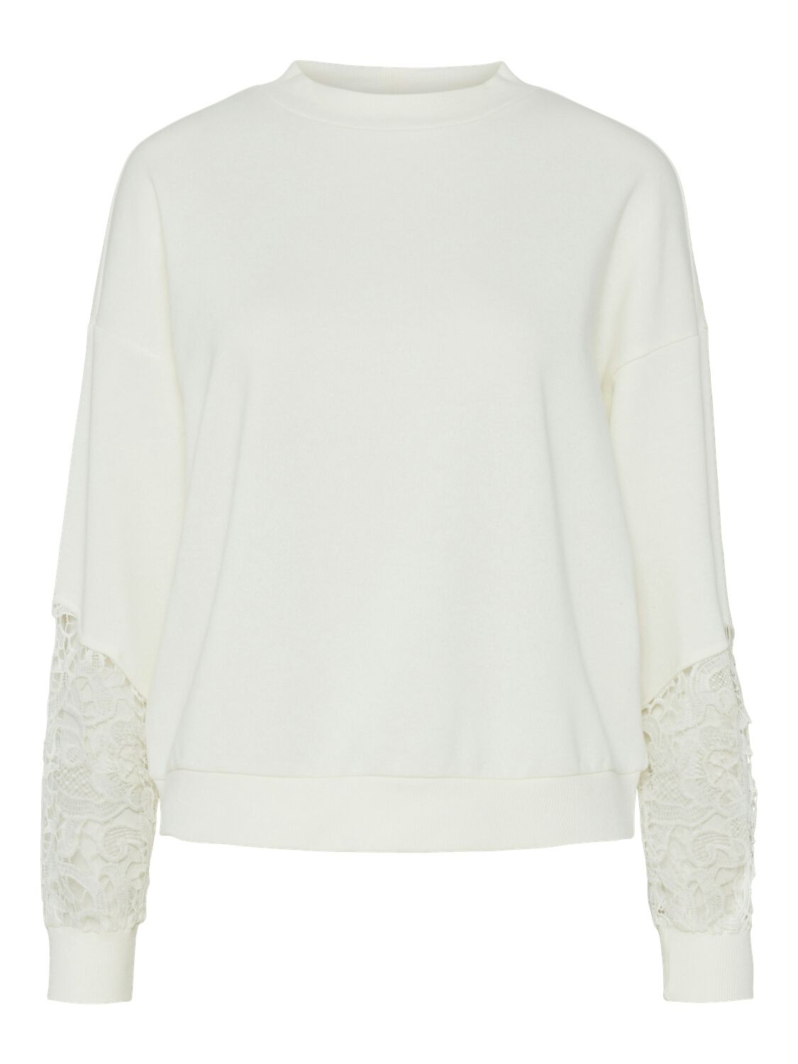 Patience Long Sleeve Sweatshirt with Lace PIECES