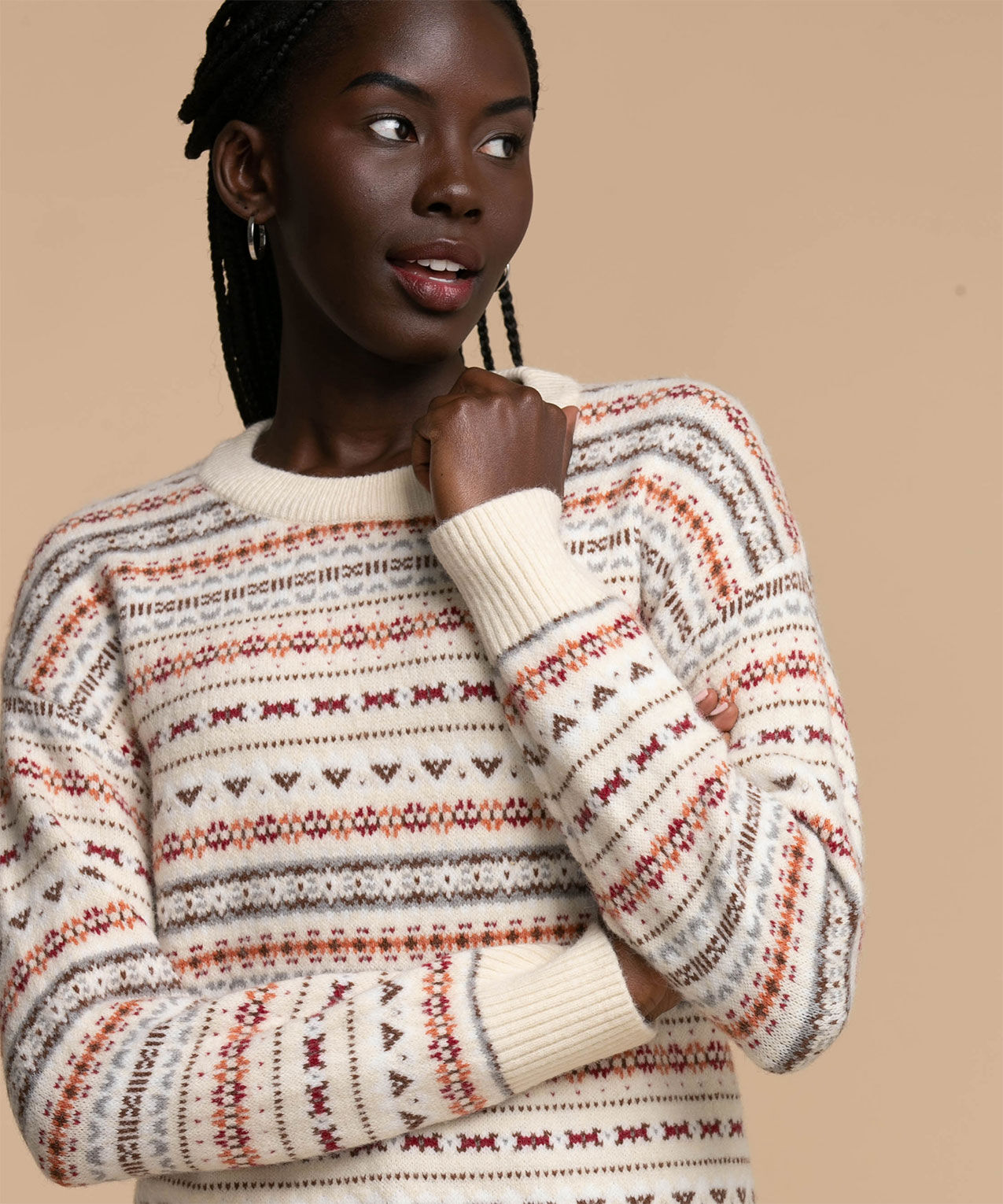 Fair isle pullover sweater on sale