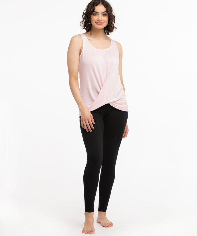 Sleeveless Twist Front Hacci Top Image 2