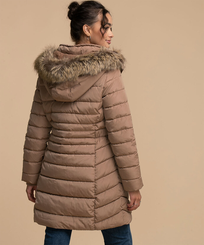 Eco-friendly Mid Length Puffer Parka Image 3