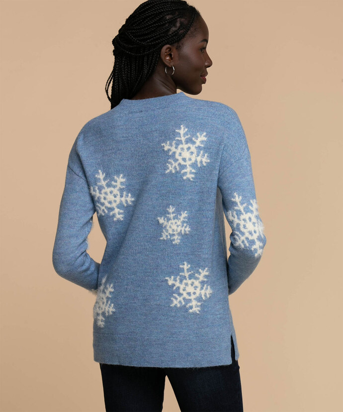 Snowflake Tunic Sweater Image 4
