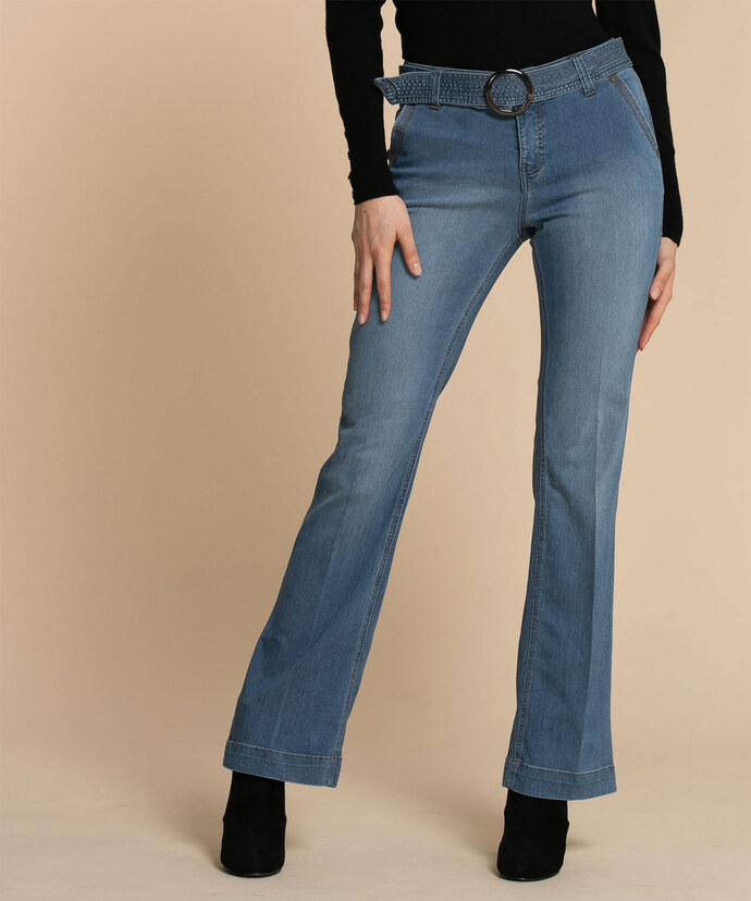 One 5 One Belted Jean Trouser Image 5