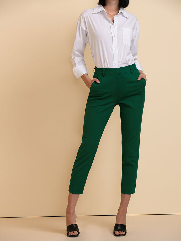 Parker Slim Ankle Pant in Luxe Tailored Image 1