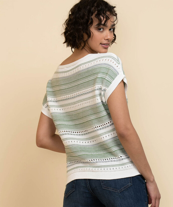 Extend Sleeve Knit Sweater Image 4