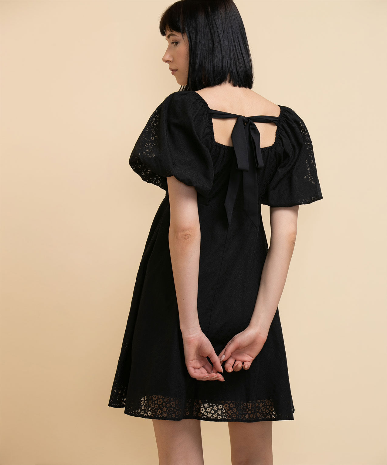 Bubble store sleeve dress