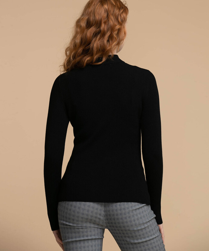 Cut Out Neck Sweater Image 2