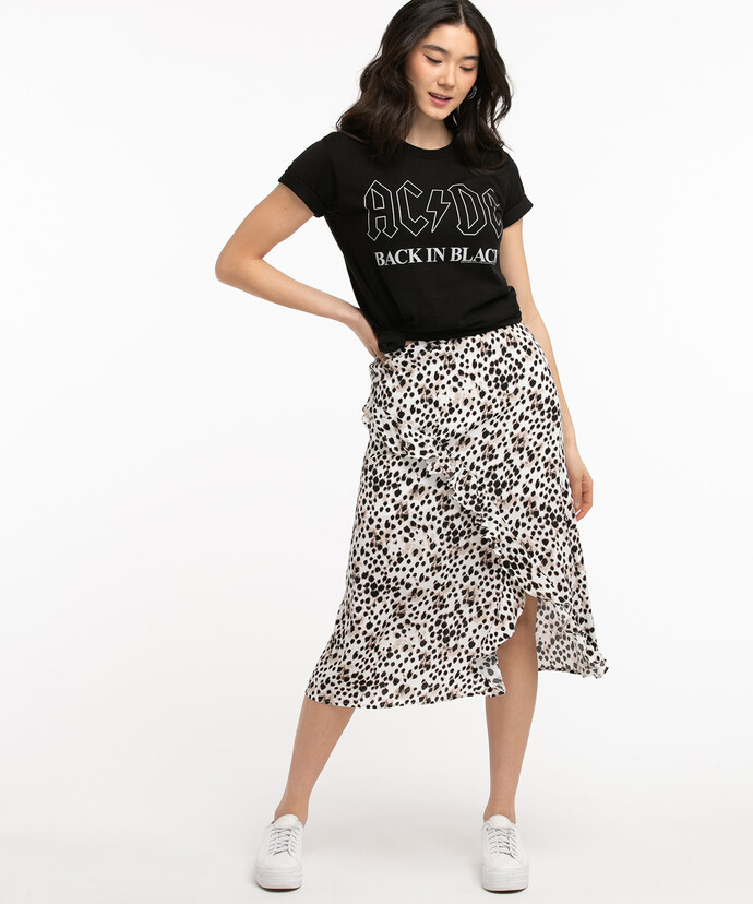 Printed Ruffle Skirt Image 1