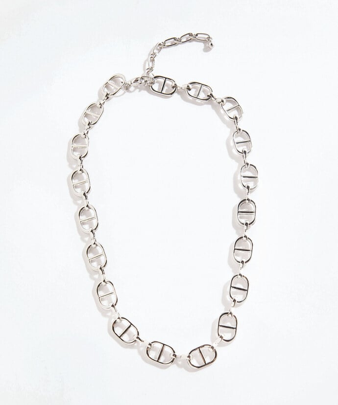 Short Chain Link Necklace Image 1