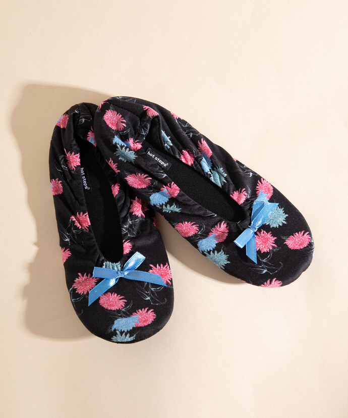 Floral Ballerina Slippers Image 1