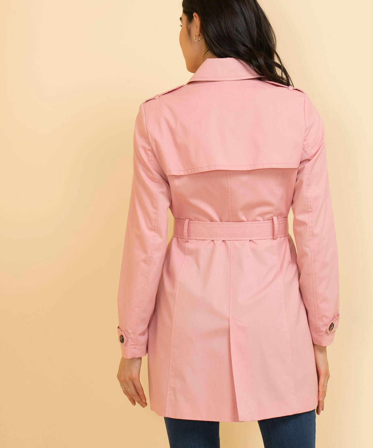 Belted Double Breasted Trench Coat Rickis