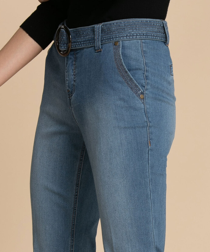 One 5 One Belted Jean Trouser Image 4