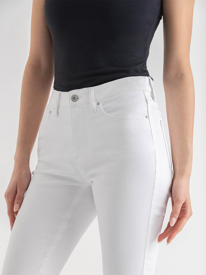 D jeans white capris on sale